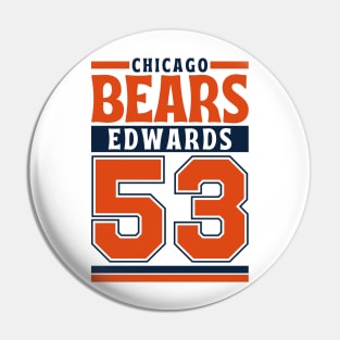 Chicago Bears Edwards 53 American Football Edition 3 Pin