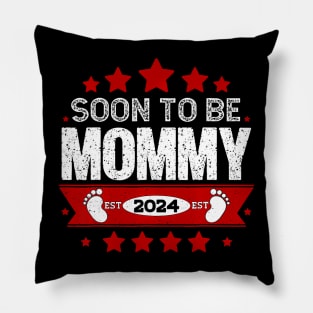New Mom 2024 First Time Mom Soon To Be Mommy 2024 Pillow