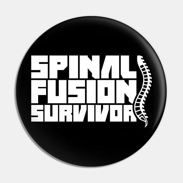 Spinal Fusion - Spine Back Surgery Get Well Gift Pin by Wizardmode