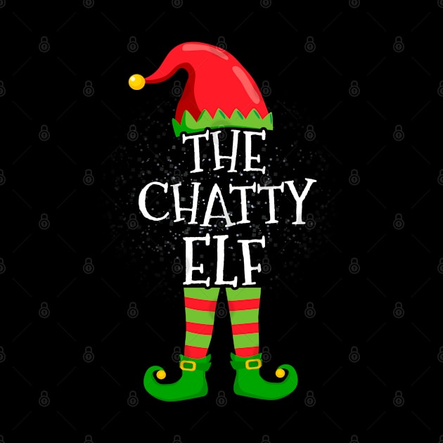 Chatty Elf Family Matching Christmas Group Funny Gift by silvercoin