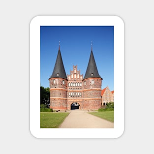 Holsten Gate, Luebeck, Schleswig-Holstein, Germany, Europe Magnet