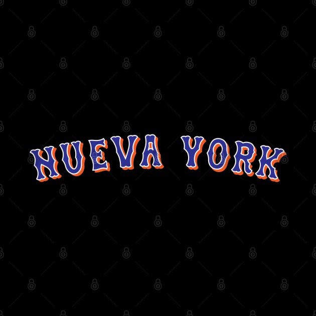 Los Mets de Nueva York - Black by bintburydesigns