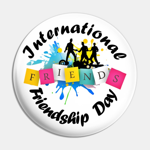 IFD - International Friendship Day Pin by FabRonics