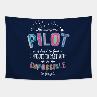 An awesome Pilot Gift Idea - Impossible to Forget Quote Tapestry