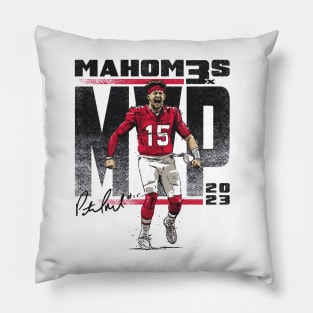 Patrick Mahomes Kansas City MVP 2023 LVIII Pillow