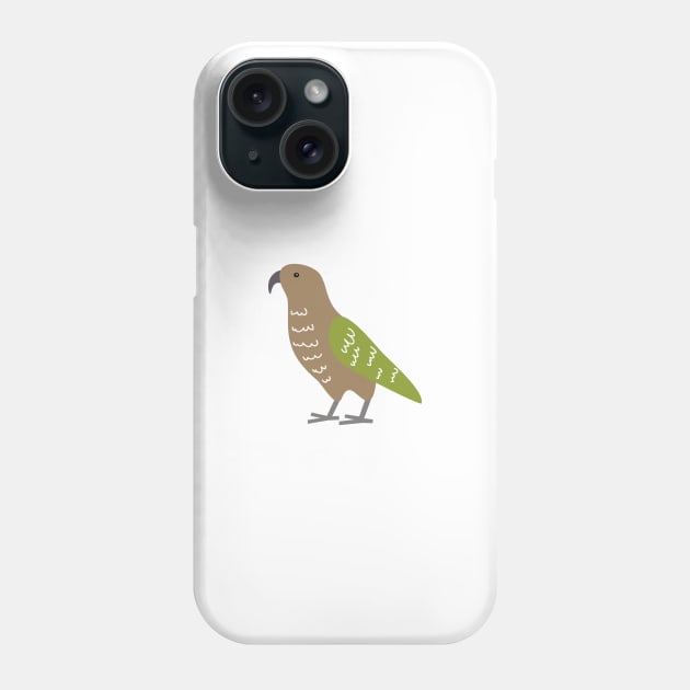 Cute Kea Phone Case by Rebecca Tiana