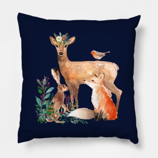 Woodland Friends Pillow