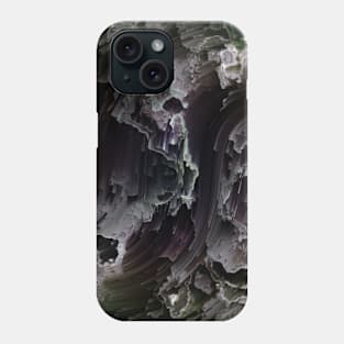 Black  Marble Rainbow Stone Abstract Phone Case