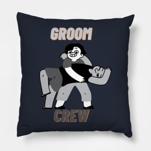 groom crew Pillow