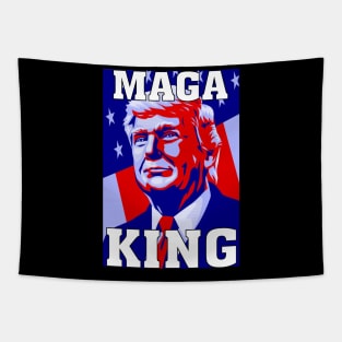 Anti Joe Biden Ultra Maga The Return Of The Great Maga King Tapestry