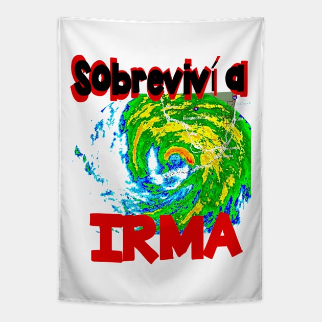 Sobreviví al huracán Irma!!! Tapestry by Orikall