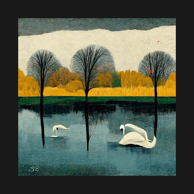 Swans by Bea