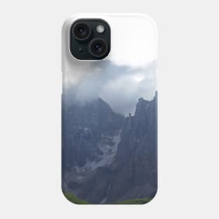 Alps Mountains Black Peaks Landscape Phone Case