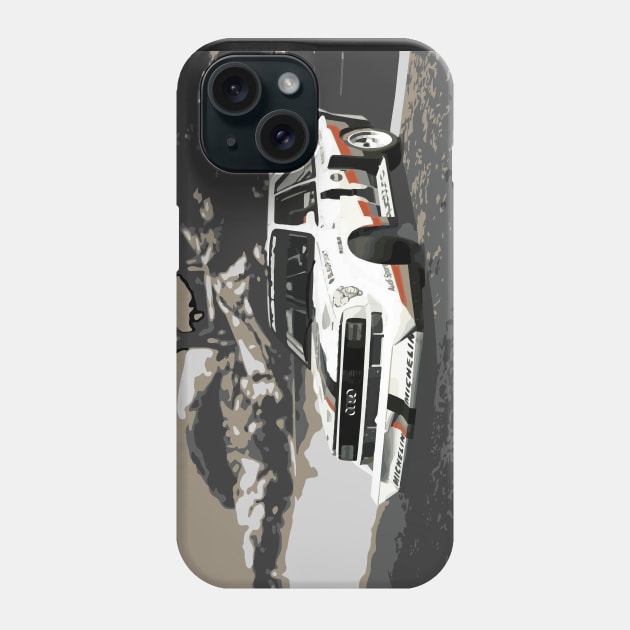 Hill Climb Race Car Rally Röhrl Phone Case by cowtown_cowboy