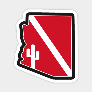 Request for amrix11 - Red Cactus Flag Magnet