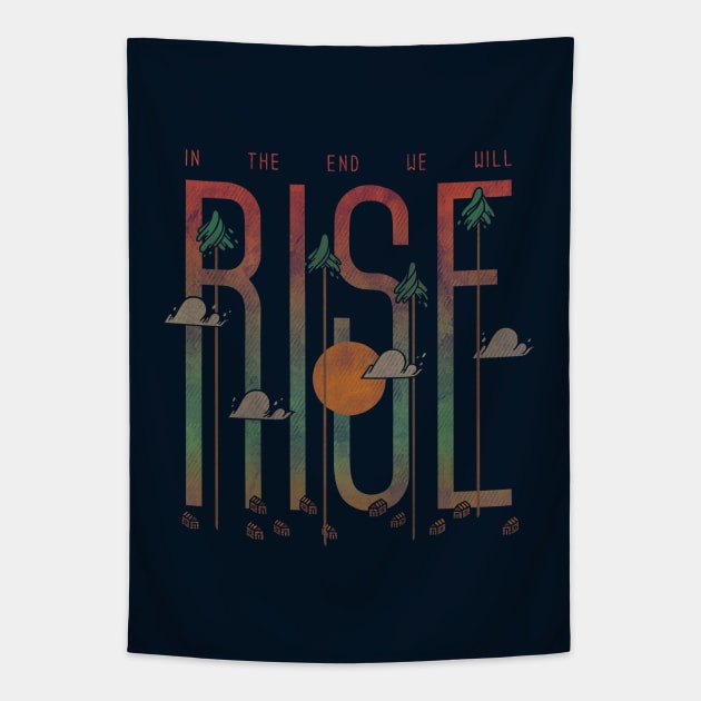 Rise Tapestry by againstbound