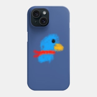 Spray Painted Blue Bird Phone Case