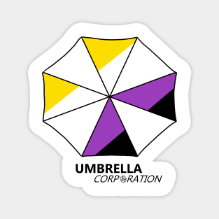 Non-Binary Pride Umbrella Corp Magnet