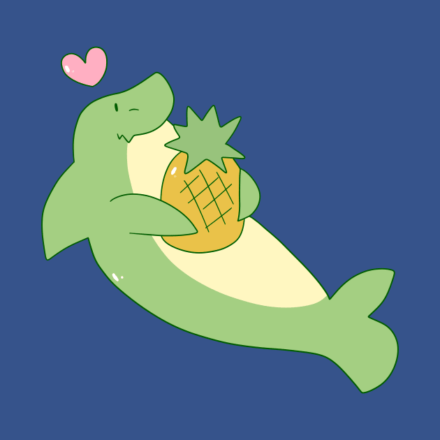 Shark Loves Pineapple by saradaboru