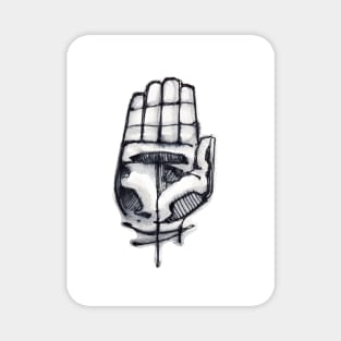 Human hand illustration Magnet