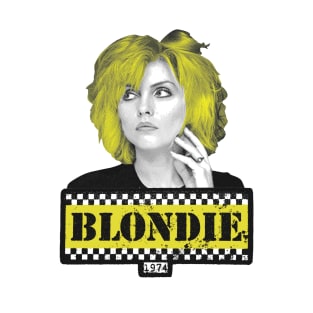 Vintage BLONDIE 1974 YELLOW T-Shirt