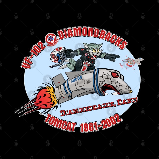 VF-102 Diamondbacks Nose Art Variation by MBK