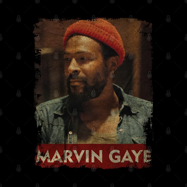 TEXTURE ART-Marvin Gaye - RETRO STYLE 4 by ZiziVintage