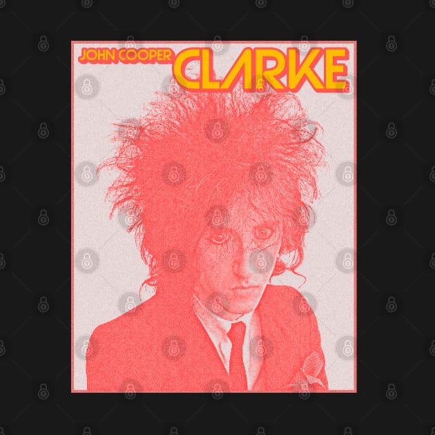 John Cooper Clarke  :: Chickentown Retro 80s FanArt by darklordpug