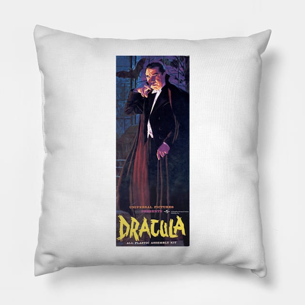 Aurora Monster Model Kit Pillow by DirtyD