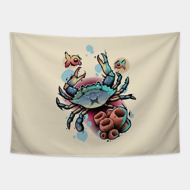 crab Tapestry by weirdesigns