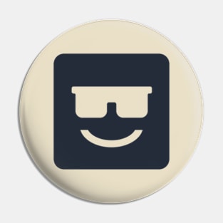 Cool emoji face with sunglasses Pin