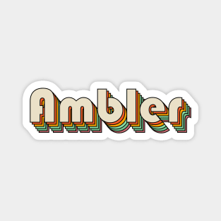 Retro Ambler Magnet