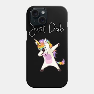 Unicorn Just Dab Phone Case