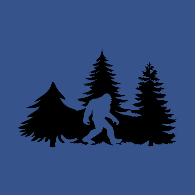 Bigfoot Silhouette - Bigfoot - Hoodie | TeePublic