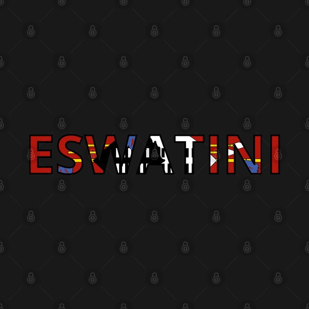 Drapeau Eswatini by Pixelforma