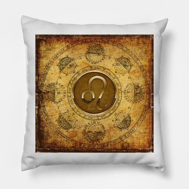 Leo - Astrology - Zodiac Sign Pillow by JimDeFazioPhotography