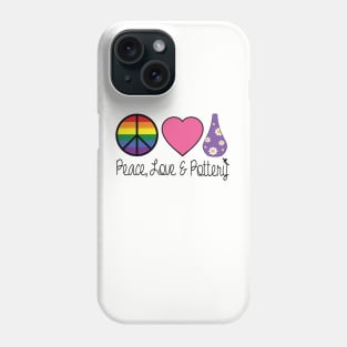 Peace, Love, and Pottery Phone Case