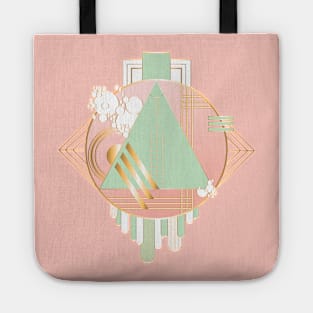 Art deco circle Tote