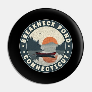 Breakneck Pond Connecticut Sunset Pin