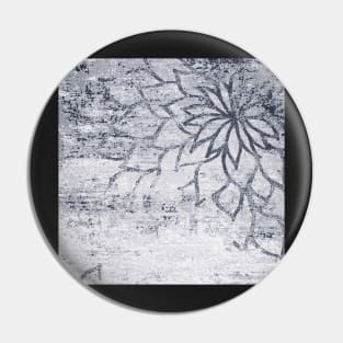 Modern Floral Abstract Pin
