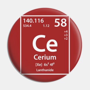 Cerium Element Pin