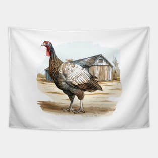 Farm Turkey Tapestry