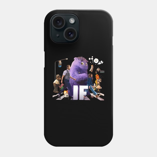 IF 2024 Movie Imaginary Friends Purple Furry Imaginary Friends Phone Case by octavio may berry