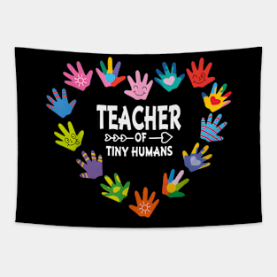 Teacher of Tiny Humans Kindergarten Preschool Teacher Tapestry