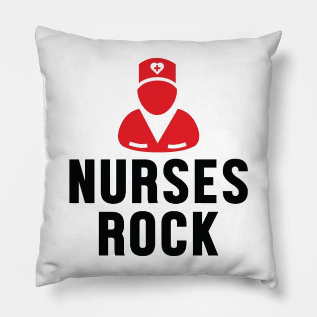 Nurses Rock Pillow by Urshrt