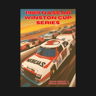 1989 Nascar Winston Cup Series Racing Poster T-Shirt
