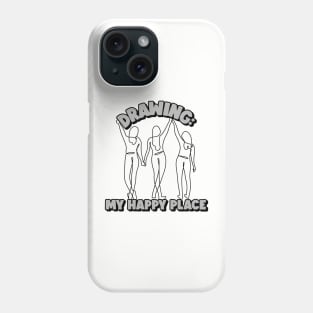 Doodling Art: Drawing My Happy Place Phone Case