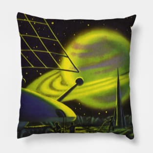 Vintage Science Fiction Pillow