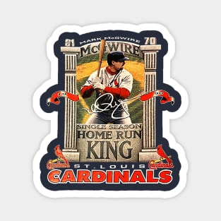 Mark McGwire - Home Run King - Cardinals Baseball Magnet