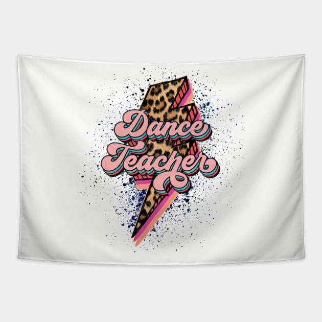 Leopard dance teacher Tapestry by Hanadrawing